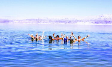 floating in dead sea israel