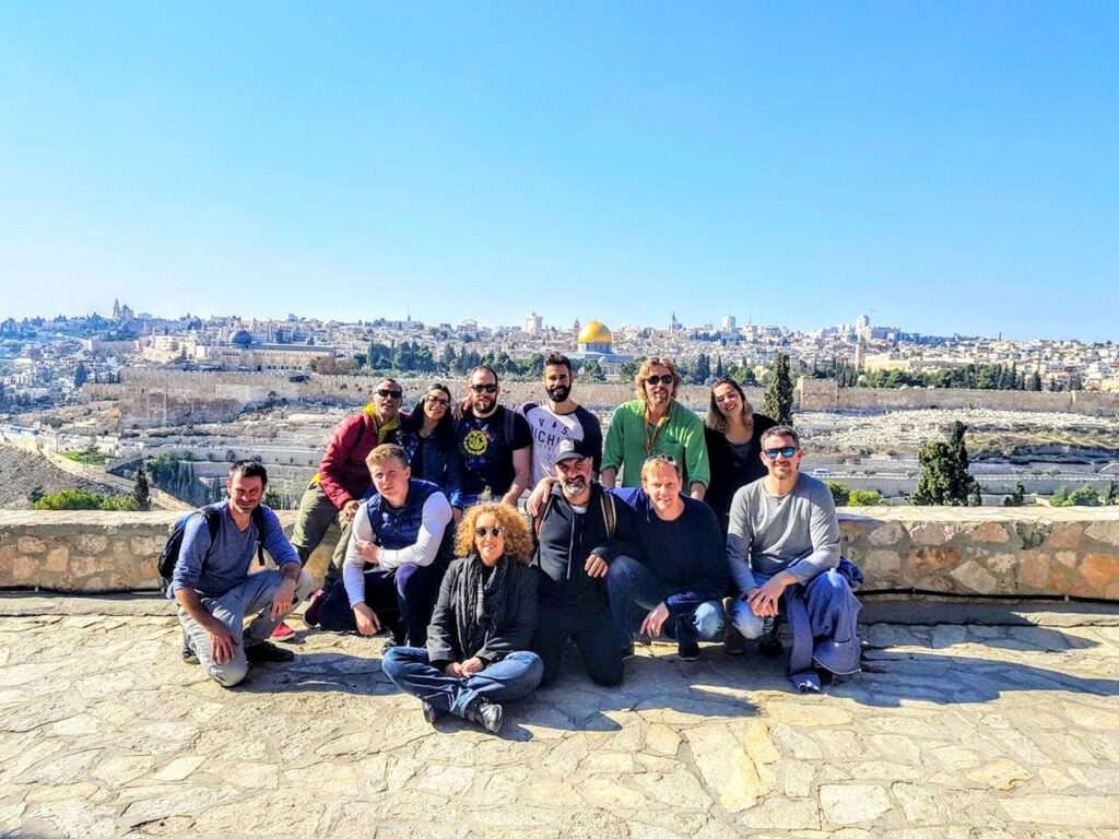 Amazing Jerusalem on Mount of Olives
