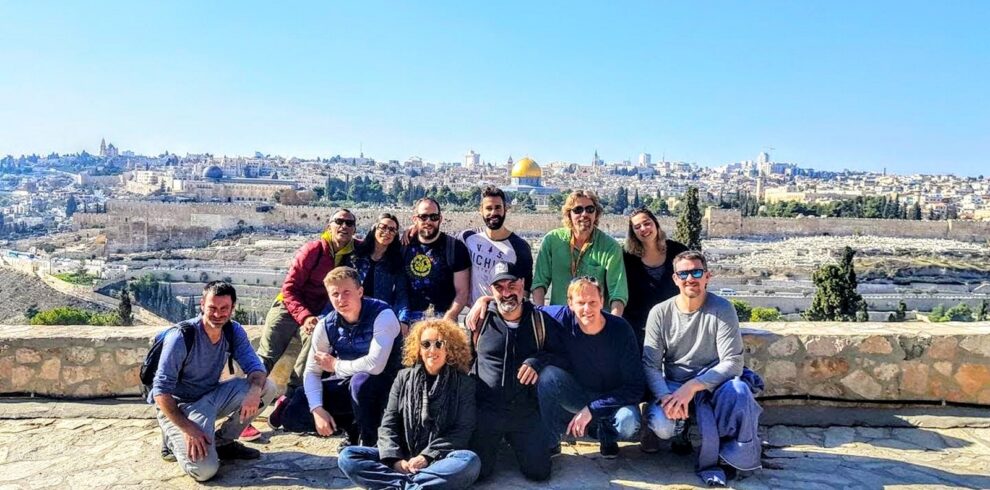 Amazing Jerusalem on Mount of Olives